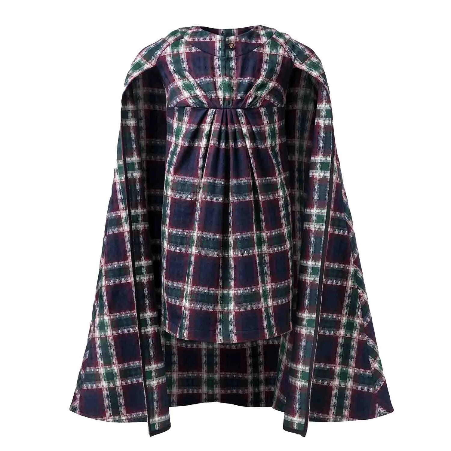 Tartan Cape Jurk voor Kinderen