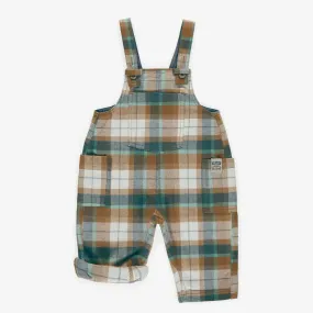 The Burt Plaid Flannel Overalls - BABY