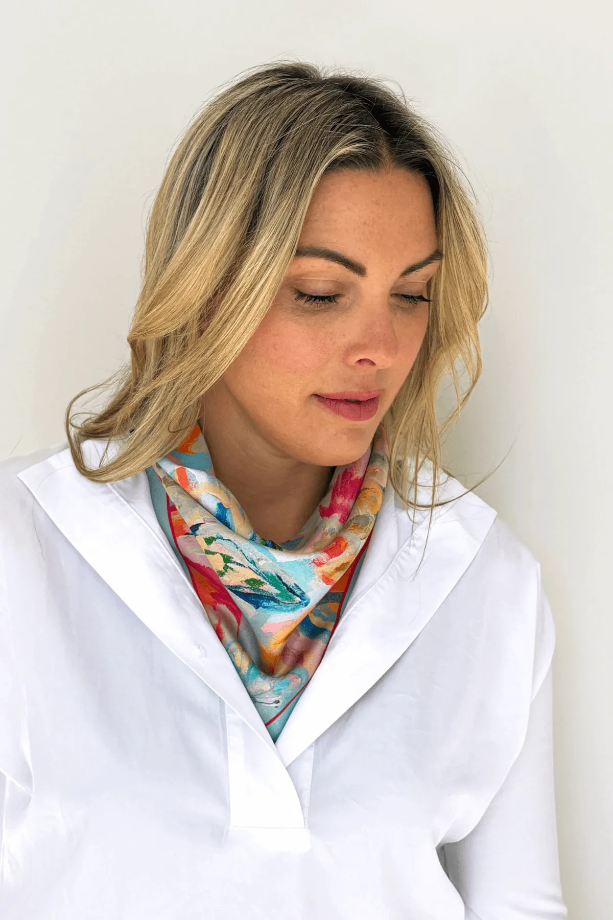 THE FINN PETITE SILK SCARF