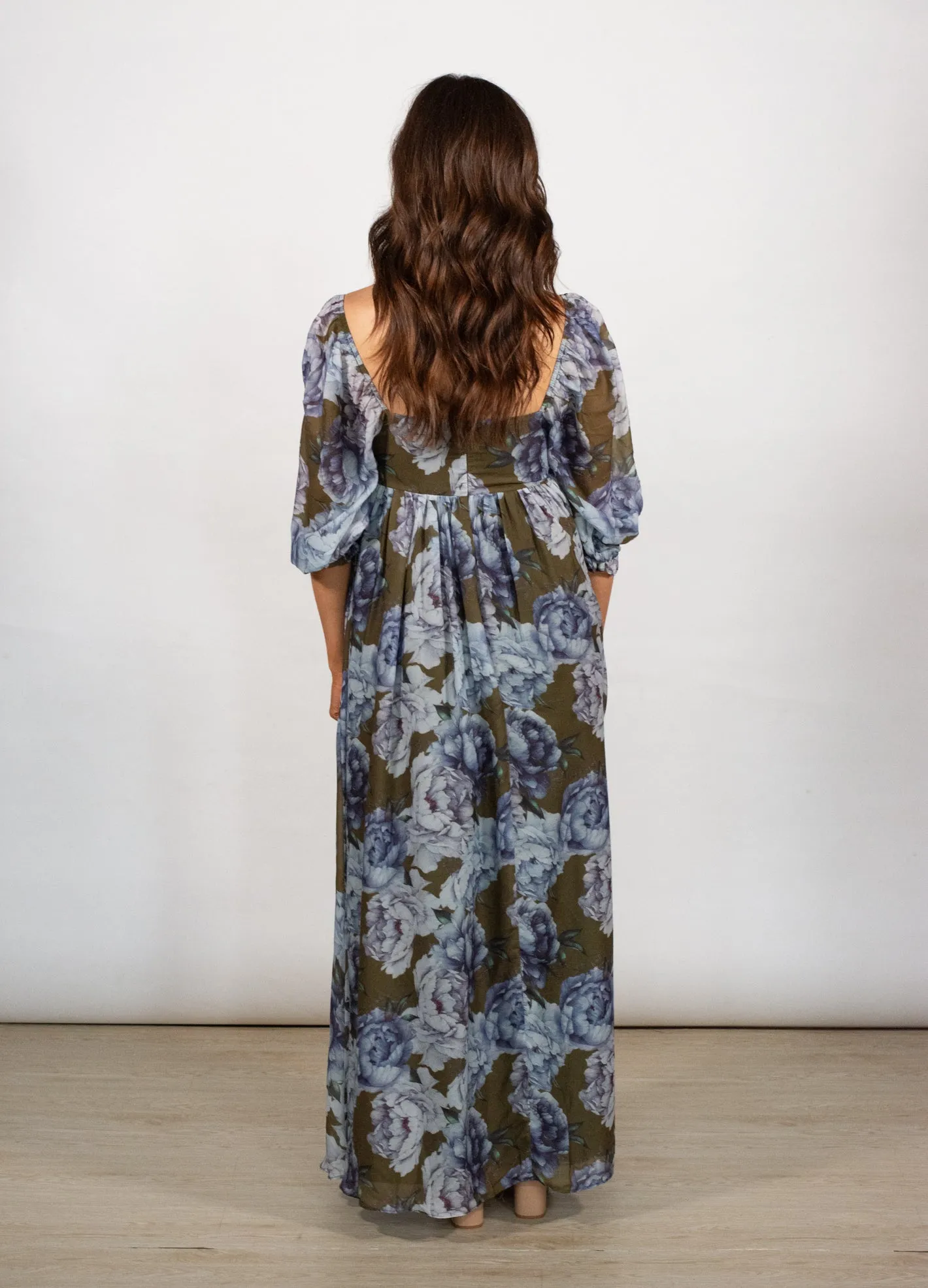 The Inspiration Floral Babydoll Maxi Dress