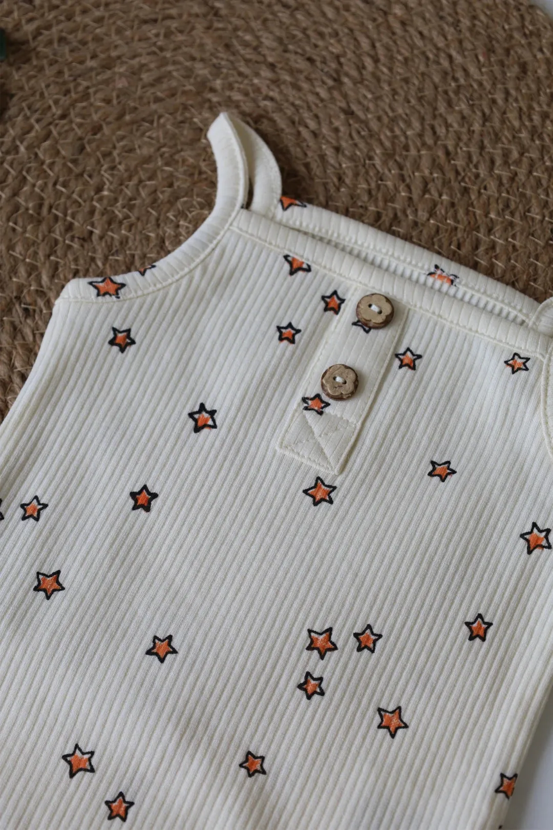 Twinkling Star-Baby Spaghetti Romper