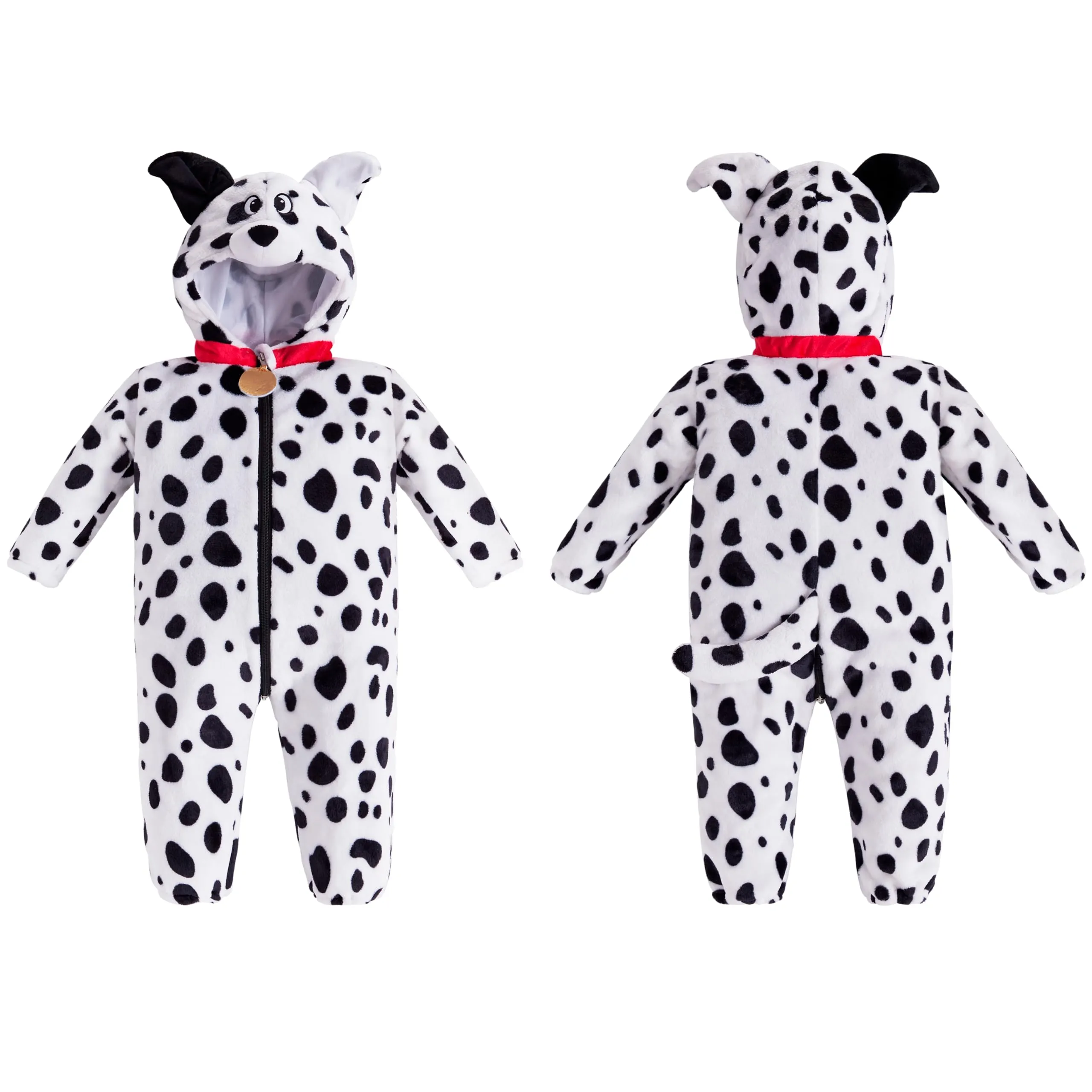 Unisex Toddler Dalmatian Outfir Animal Costume One-piece Pajama