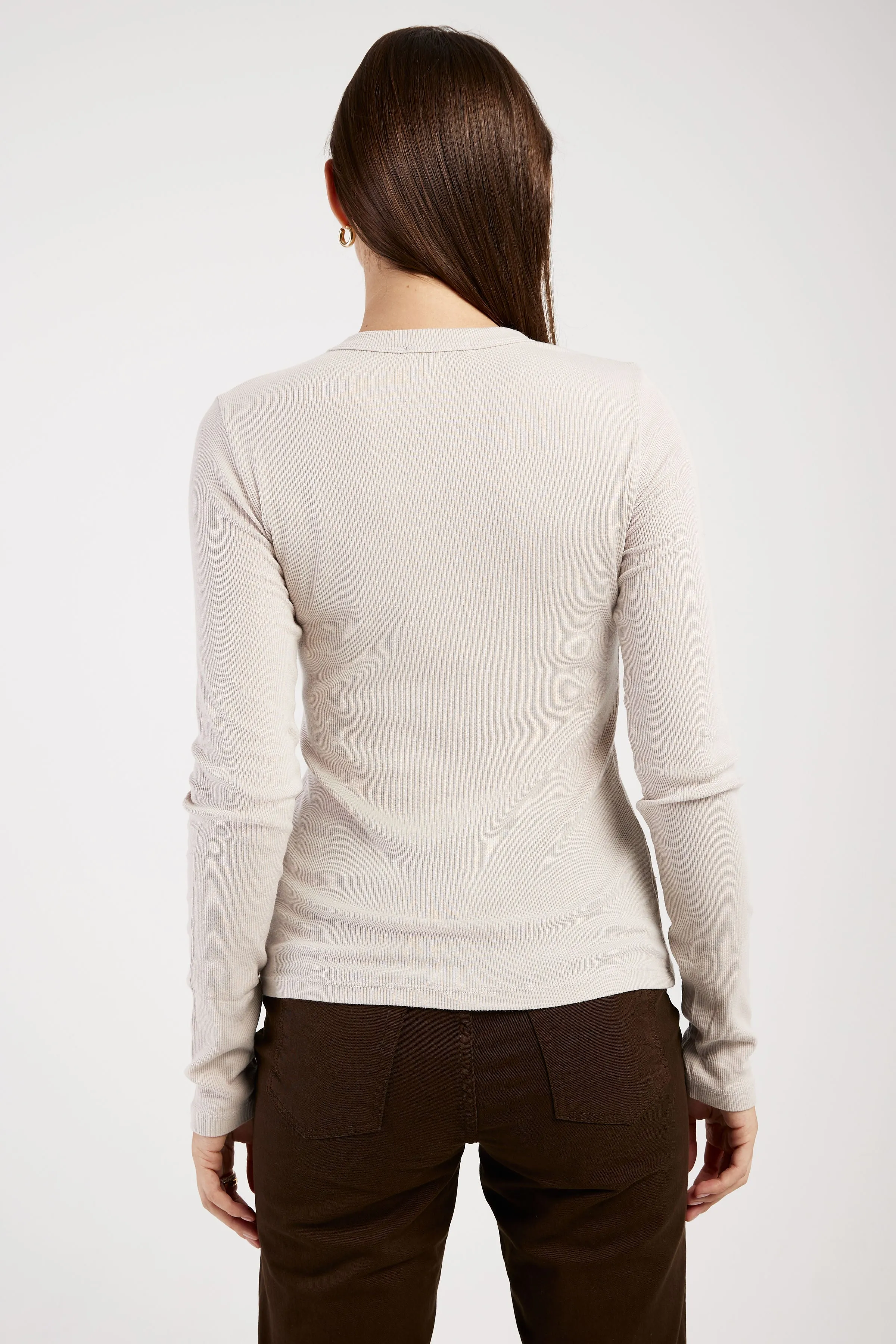 Verona Long Sleeve T-Shirt in Fog