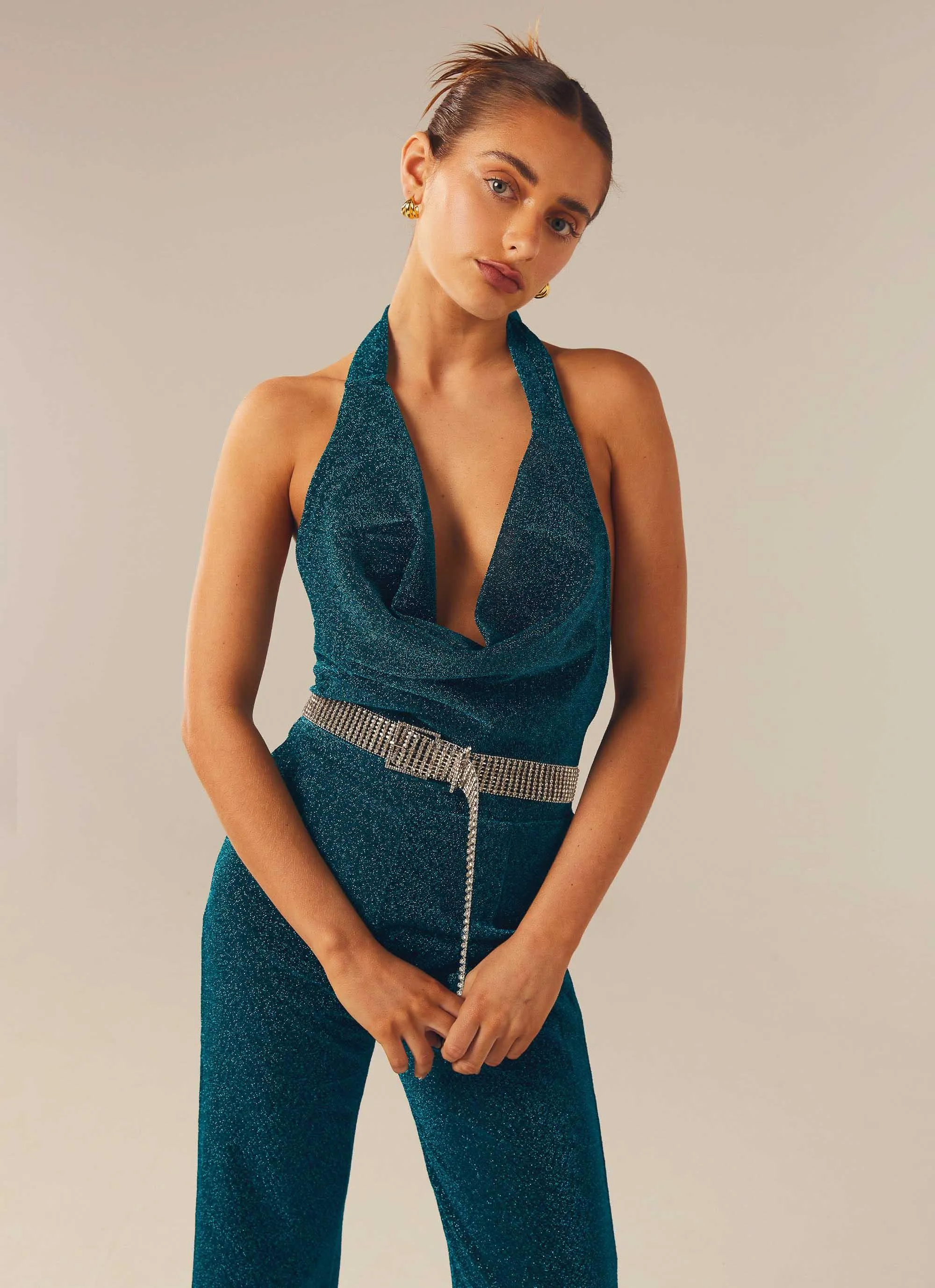 Villa Vera Jumpsuit - Emerald