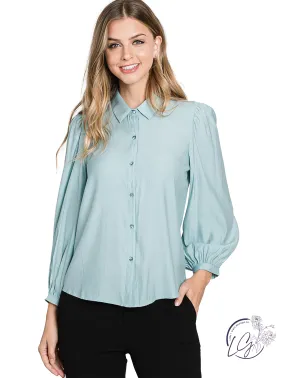 Walking Around Town Long Sleeve Button Down Shirt