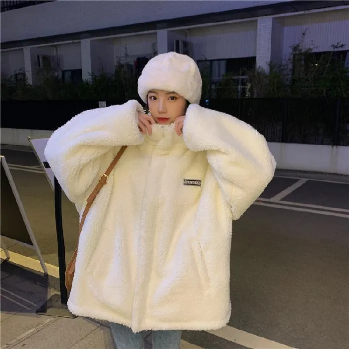 Winter New Korean Imitation Lamb Wool Coat