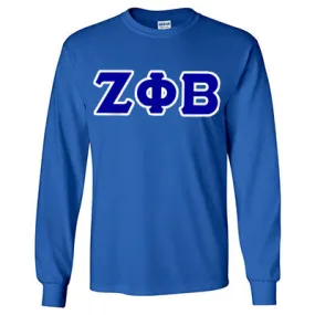 Zeta Phi Beta Long-Sleeve Shirt - G240 - TWILL